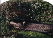 Sir John Everett Millais ofelia Spain oil painting artist